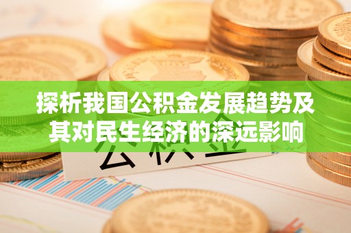 保靖探析我国公积金发展趋势及其对民生经济的深远影响