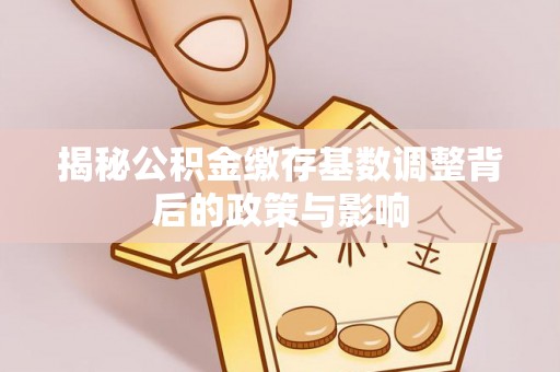 保靖揭秘公积金缴存基数调整背后的政策与影响