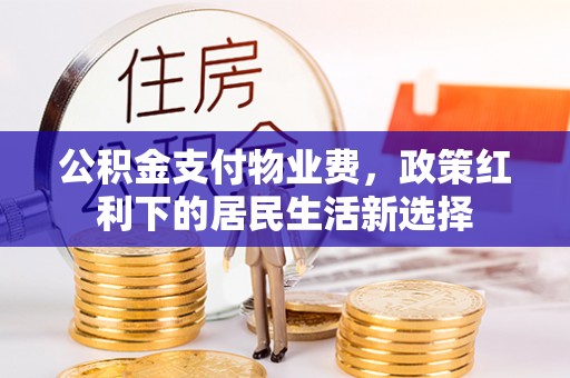 保靖公积金支付物业费，政策红利下的居民生活新选择